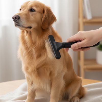 brosse chien solide