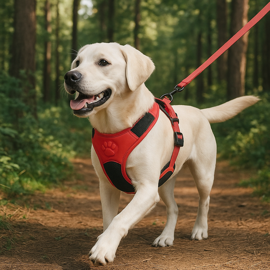 harnais chien avec laisse integrée
