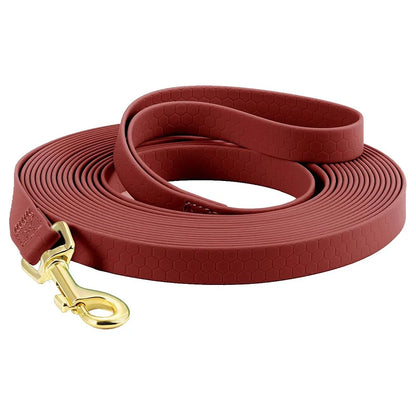 laisse pour chien resistante rouge