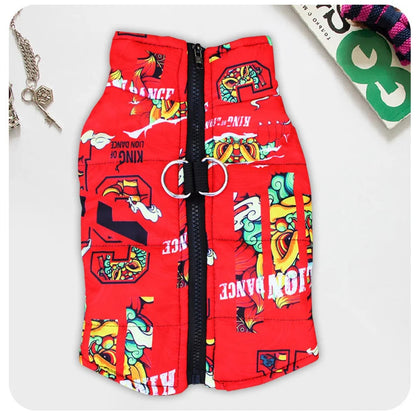 manteau pour chien rouge