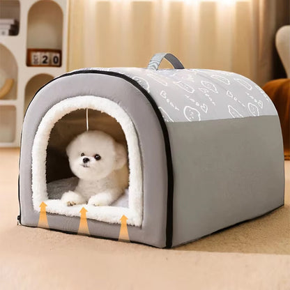 niche pour chien isole