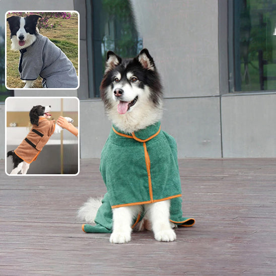 peignoir pour chien durable