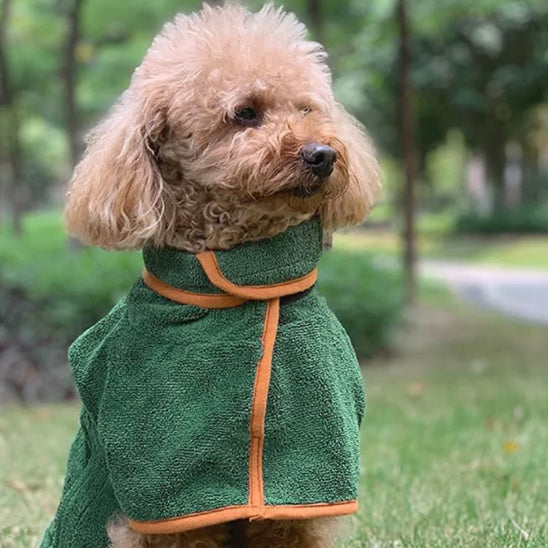 peignoir pour chien sechage rapide