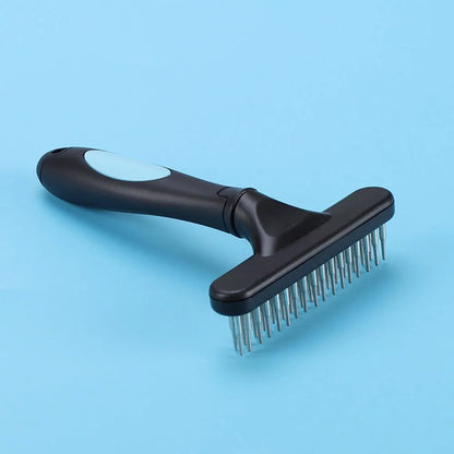 Brosse pour chien  bleu